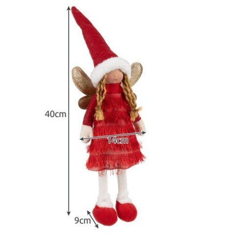 Wróżka- figurka świąteczna czerwona Ruhhy 22346 Wróżka- figurka świąteczna czerwona Ruhhy 22346