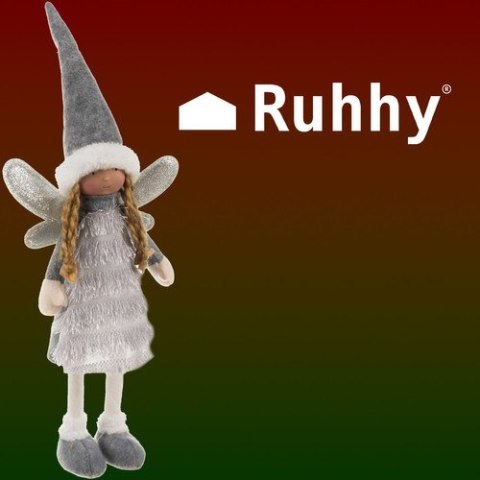 Wróżka- figurka świąteczna szara Ruhhy 22343 Wróżka- figurka świąteczna szara Ruhhy 22343