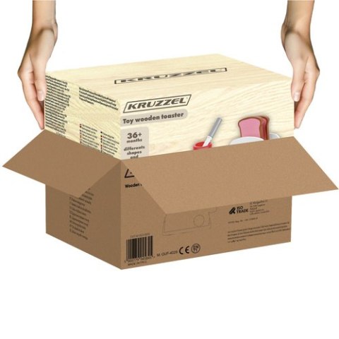 Toster drewniany zabawkowy 22435 Toster drewniany zabawkowy 22435