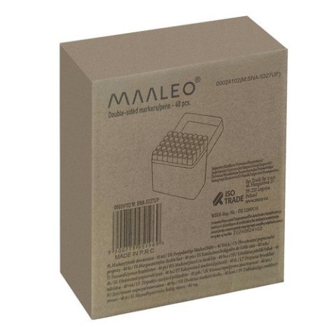 Markery/pisaki dwustronne - 40 szt. MAALEO 24102 Markery/pisaki dwustronne - 40 szt. MAALEO 24102