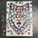 Układanka drewniana- puzzle Kruzzel 24552