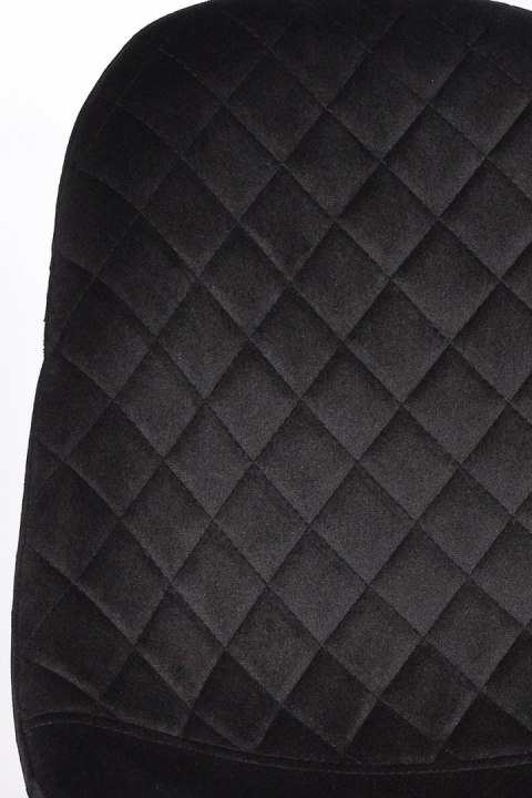 Krzesło tapicerowane CARO VELVET BLACK Krzesło tapicerowane CARO VELVET BLACK