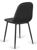 Krzesło tapicerowane GIULIA VELVET BLACK II GATUNEK