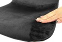Krzesło tapicerowane GIULIA VELVET BLACK II GATUNEK