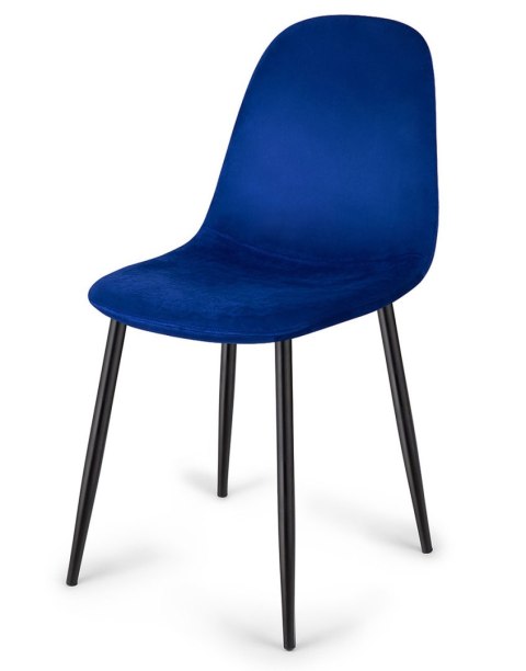 Krzesło tapicerowane GIULIA VELVET BLUE Krzesło tapicerowane GIULIA VELVET BLUE