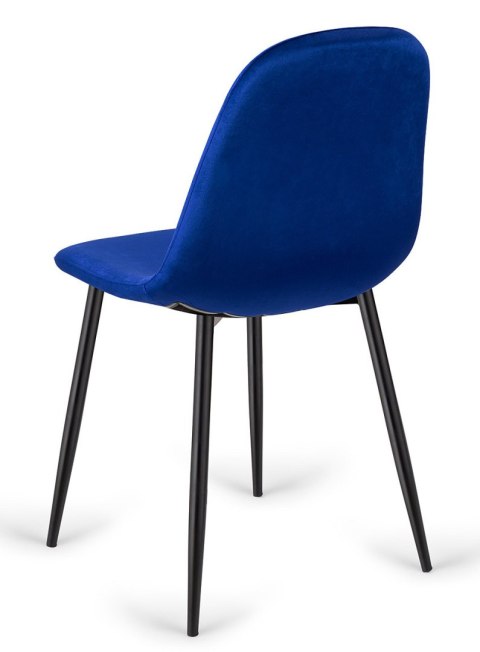 Krzesło tapicerowane GIULIA VELVET BLUE Krzesło tapicerowane GIULIA VELVET BLUE
