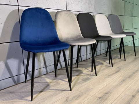 Krzesło tapicerowane GIULIA VELVET BLUE Krzesło tapicerowane GIULIA VELVET BLUE