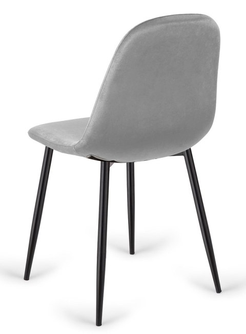 Krzesło tapicerowane GIULIA VELVET GREY Krzesło tapicerowane GIULIA VELVET GREY