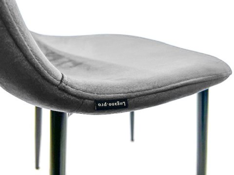 Krzesło tapicerowane GIULIA VELVET GREY Krzesło tapicerowane GIULIA VELVET GREY