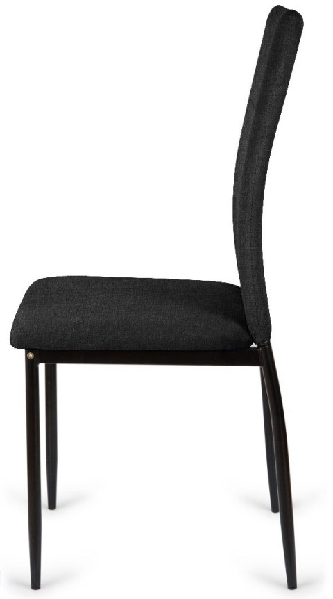 Krzesło tapicerowane VALVA DUO FABRIC BLACK Krzesło tapicerowane VALVA DUO FABRIC BLACK