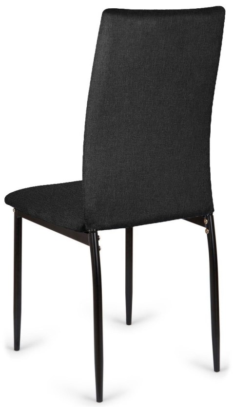 Krzesło tapicerowane VALVA DUO FABRIC BLACK Krzesło tapicerowane VALVA DUO FABRIC BLACK
