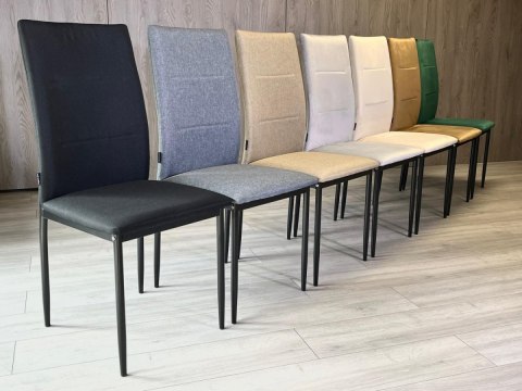Krzesło tapicerowane VALVA DUO FABRIC BLACK Krzesło tapicerowane VALVA DUO FABRIC BLACK