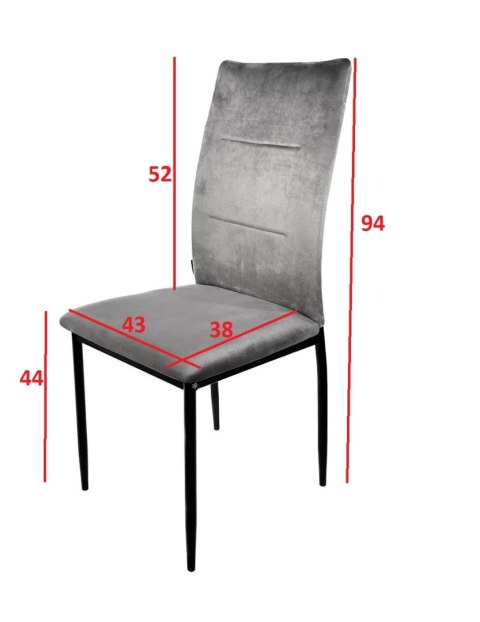 Krzesło tapicerowane VALVA DUO FABRIC SAND Krzesło tapicerowane VALVA DUO FABRIC SAND