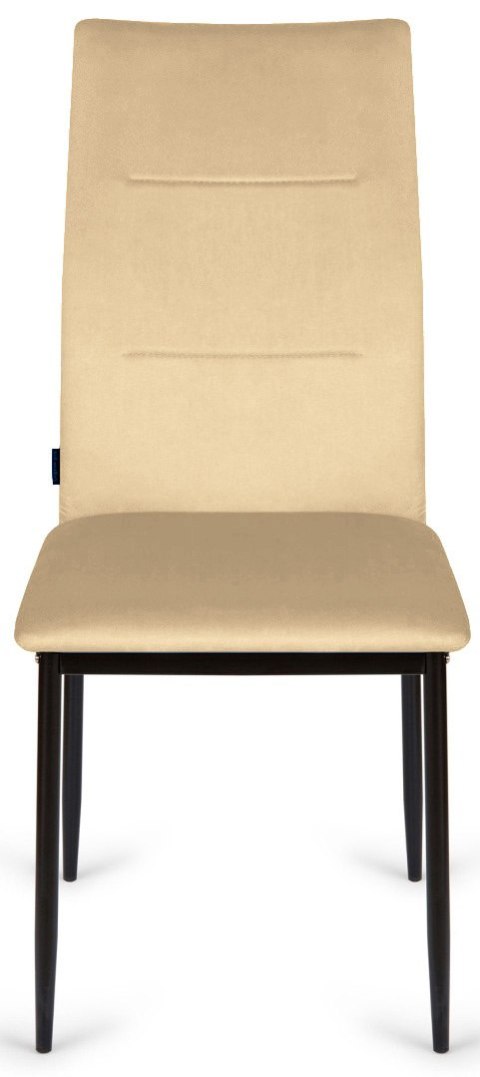 Krzesło tapicerowane VALVA DUO VELVET BEIGE Krzesło tapicerowane VALVA DUO VELVET BEIGE