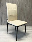 Krzesło tapicerowane VALVA DUO VELVET BEIGE