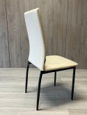 Krzesło tapicerowane VALVA DUO VELVET BEIGE