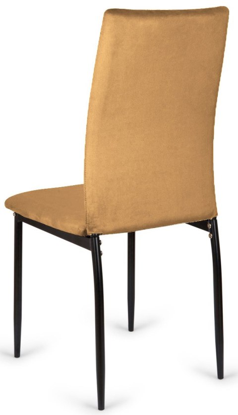 Krzesło tapicerowane VALVA DUO VELVET BROWN Krzesło tapicerowane VALVA DUO VELVET BROWN