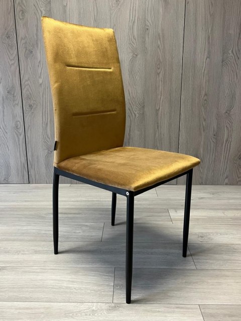 Krzesło tapicerowane VALVA DUO VELVET BROWN Krzesło tapicerowane VALVA DUO VELVET BROWN