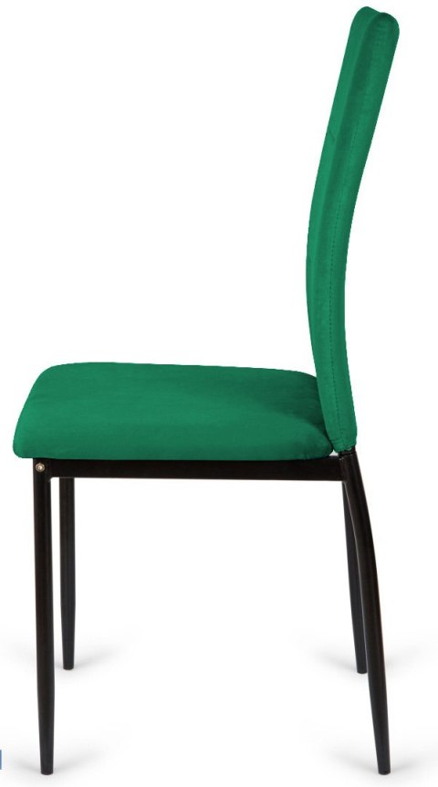 Krzesło tapicerowane VALVA DUO VELVET GREEN Krzesło tapicerowane VALVA DUO VELVET GREEN