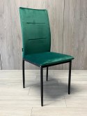 Krzesło tapicerowane VALVA DUO VELVET GREEN