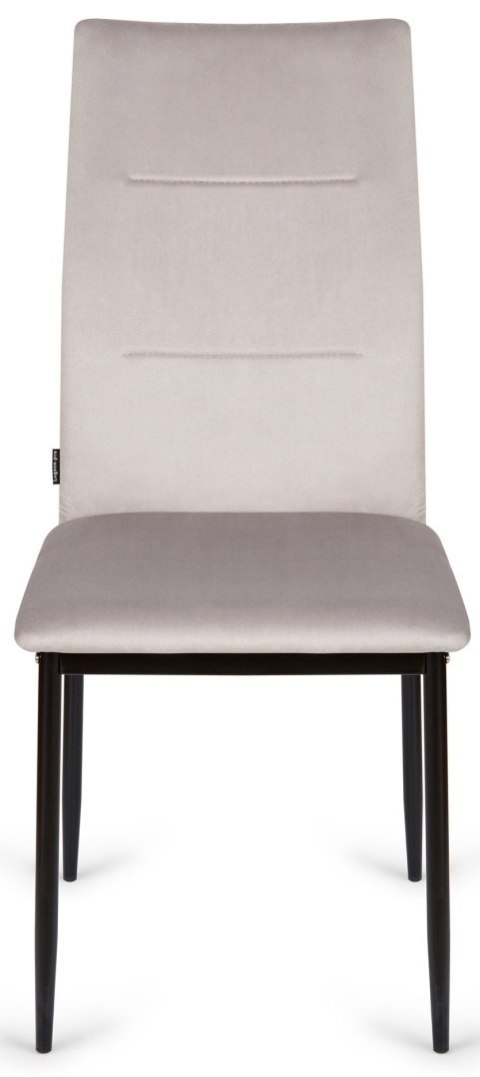 Krzesło tapicerowane VALVA DUO VELVET GREY Krzesło tapicerowane VALVA DUO VELVET GREY