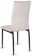 Krzesło tapicerowane VALVA DUO VELVET GREY