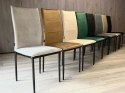 Krzesło tapicerowane VALVA DUO VELVET GREY