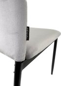Krzesło tapicerowane VALVA DUO VELVET GREY
