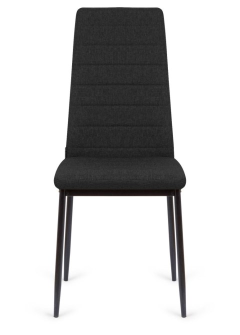 Krzesło tapicerowane VALVA LINE FABRIC BLACK OUTLET Krzesło tapicerowane VALVA LINE FABRIC BLACK OUTLET