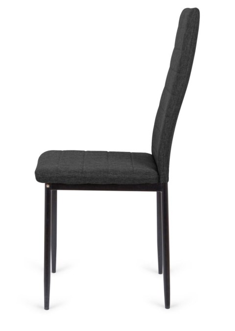 Krzesło tapicerowane VALVA LINE FABRIC BLACK OUTLET Krzesło tapicerowane VALVA LINE FABRIC BLACK OUTLET