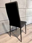 Krzesło tapicerowane VALVA LINE FABRIC BLACK OUTLET