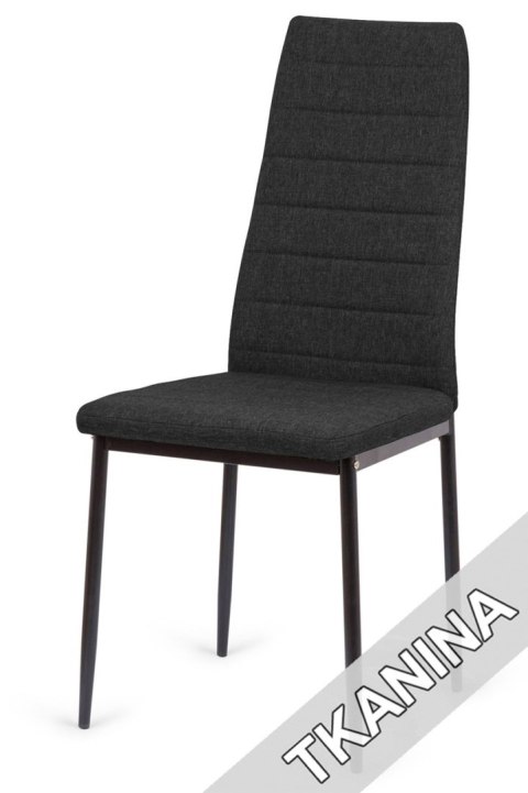 Krzesło tapicerowane VALVA LINE FABRIC BLACK Krzesło tapicerowane VALVA LINE FABRIC BLACK