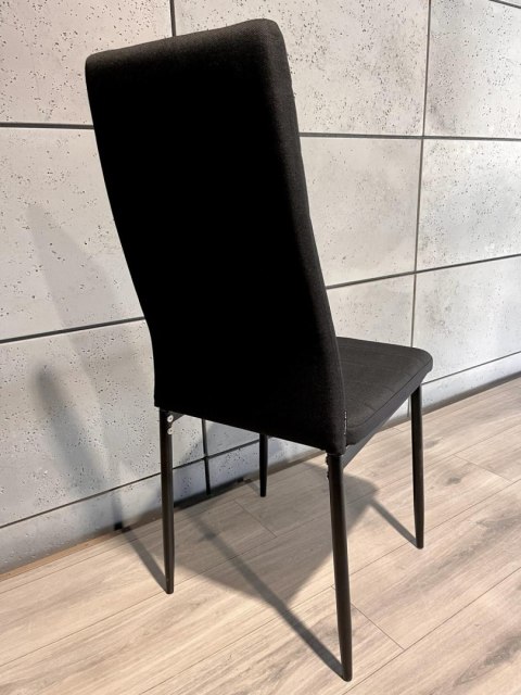 Krzesło tapicerowane VALVA LINE FABRIC BLACK Krzesło tapicerowane VALVA LINE FABRIC BLACK