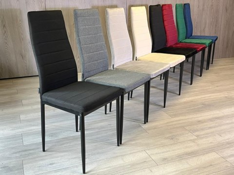 Krzesło tapicerowane VALVA LINE FABRIC BLACK Krzesło tapicerowane VALVA LINE FABRIC BLACK