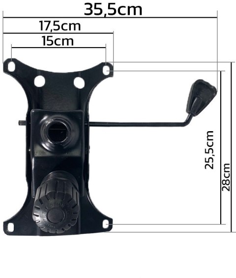 Mechanizm fotela obrotowego TILT - L regulacja Mechanizm fotela obrotowego TILT - L regulacja