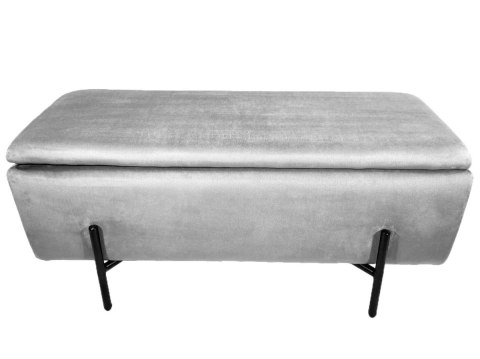 PUFA kufer Lugano LUZZI GREY VELVET 95 PUFA kufer Lugano LUZZI GREY VELVET 95