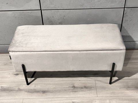 PUFA kufer Lugano LUZZI GREY VELVET 95 PUFA kufer Lugano LUZZI GREY VELVET 95