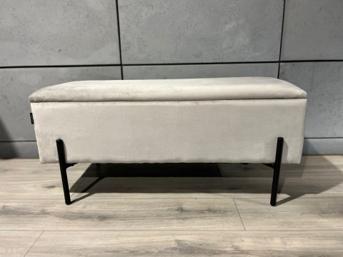 PUFA kufer Lugano LUZZI GREY VELVET 95 PUFA kufer Lugano LUZZI GREY VELVET 95