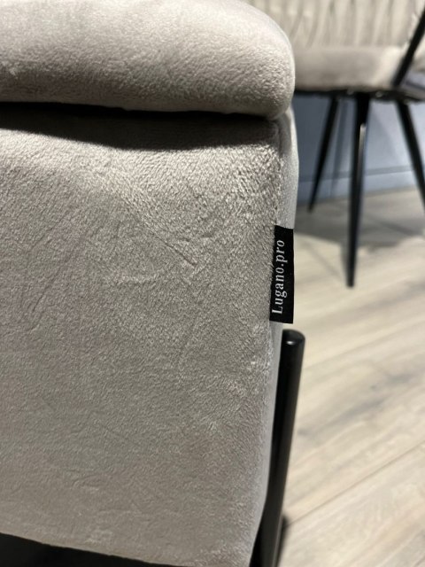 PUFA kufer Lugano LUZZI GREY VELVET 95 PUFA kufer Lugano LUZZI GREY VELVET 95
