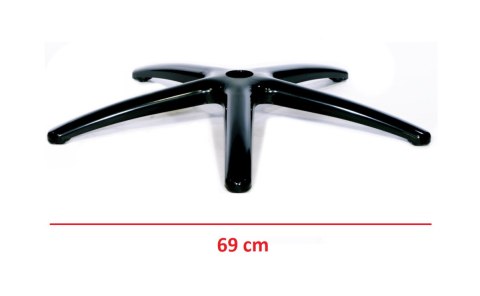 Podstawa fotela obrotowego XL metalowa 69 cm Podstawa fotela obrotowego XL metalowa 69 cm
