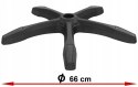 Podstawa fotela obrotowego XL, plastikowa 66 cm
