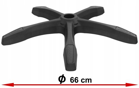 Podstawa fotela obrotowego XL, plastikowa 66 cm Podstawa fotela obrotowego XL, plastikowa 66 cm
