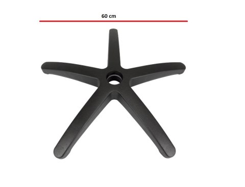 Podstawa fotela obrotowego M + L, plastikowa 60 cm Podstawa fotela obrotowego M + L, plastikowa 60 cm