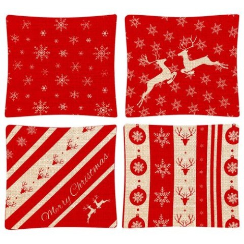 Poszewka dekoracyjna 45x45cm - zestaw 4 szt. Ruhhy Poszewka dekoracyjna 45x45cm - zestaw 4 szt. Ruhhy