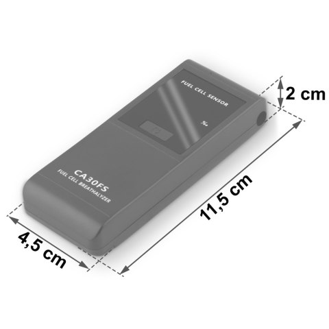 Alkomat elektrochemiczny CA 30FS + ustniki Alkomat elektrochemiczny CA 30FS + ustniki