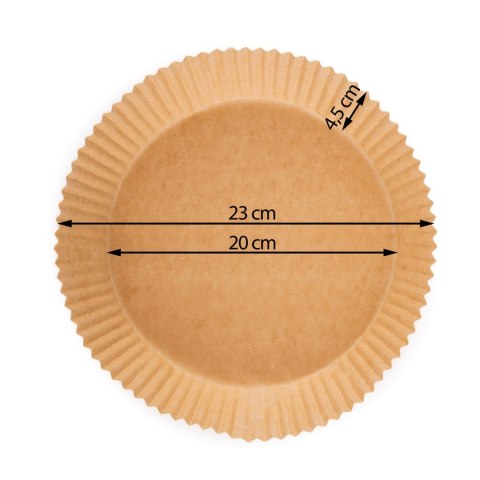 Papier do pieczenia w frytkownicy 20 cm Berdsen - 20 szt Papier do pieczenia w frytkownicy 20 cm Berdsen - 20 szt