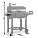 GRILL WĘGLOWY + ŻELIWNY RUSZT+ POKROWIEC – IDEALNY NA SEZON GRILLOWY!