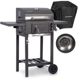 GRILL WĘGLOWY + ŻELIWNY RUSZT + P POKROWIEC– IDEALNY NA SEZON GRILLOWY!