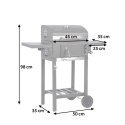 GRILL WĘGLOWY + ŻELIWNY RUSZT + P POKROWIEC– IDEALNY NA SEZON GRILLOWY!