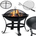 PALENISKO OGRODOWE STALOWE – NOWOCZESNY DESIGN 60 cm Berdsen